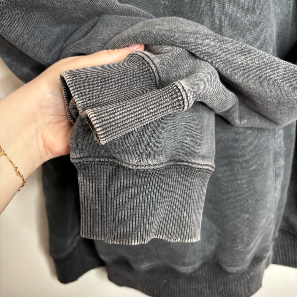 Saint Laurent YSL Distressed Logo Hoodie size Large - Picture 7 of 11